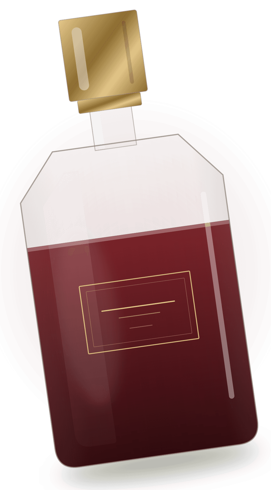 Kavé Noir Absolu bottle, angled view